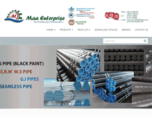 Tablet Screenshot of maa-enterprise.com